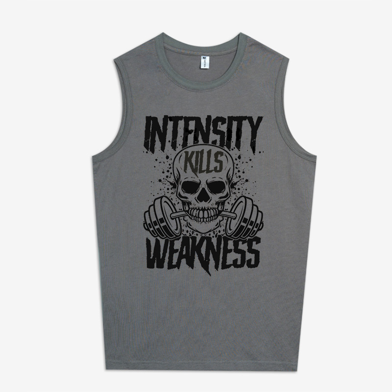 Intensity Weakness Skull Printed Women's Vest