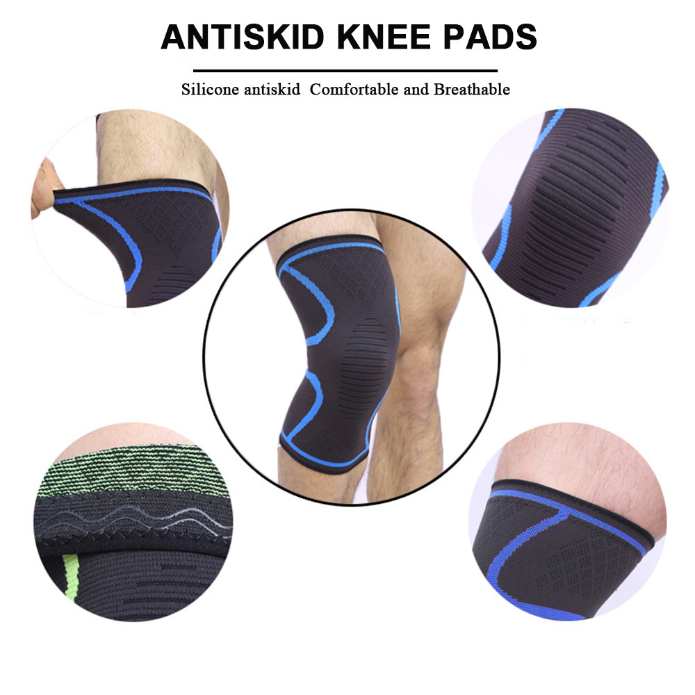 Knitted Nylon Running Sports Fitness Knee Pads-traneing