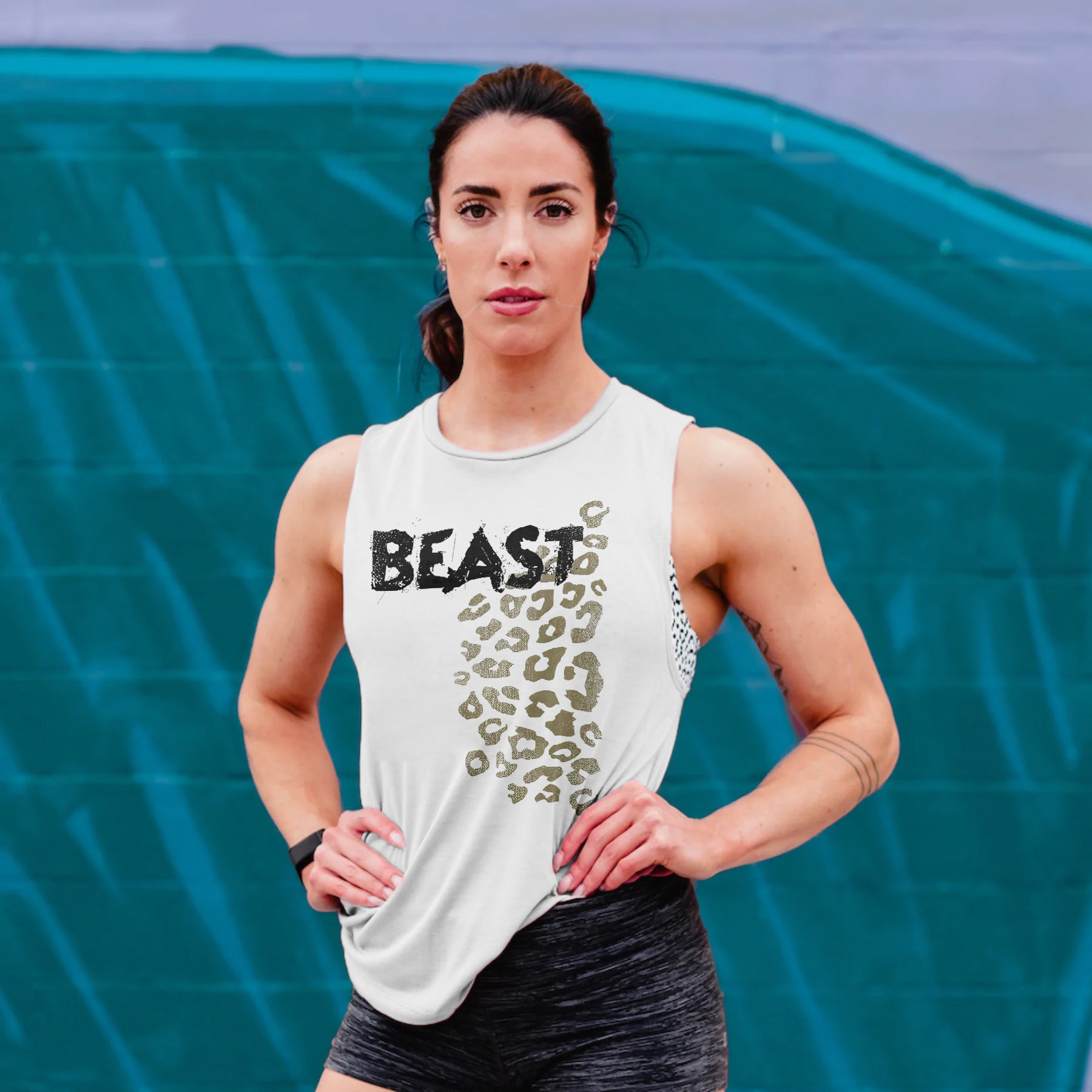Beast Printed Women's Vest