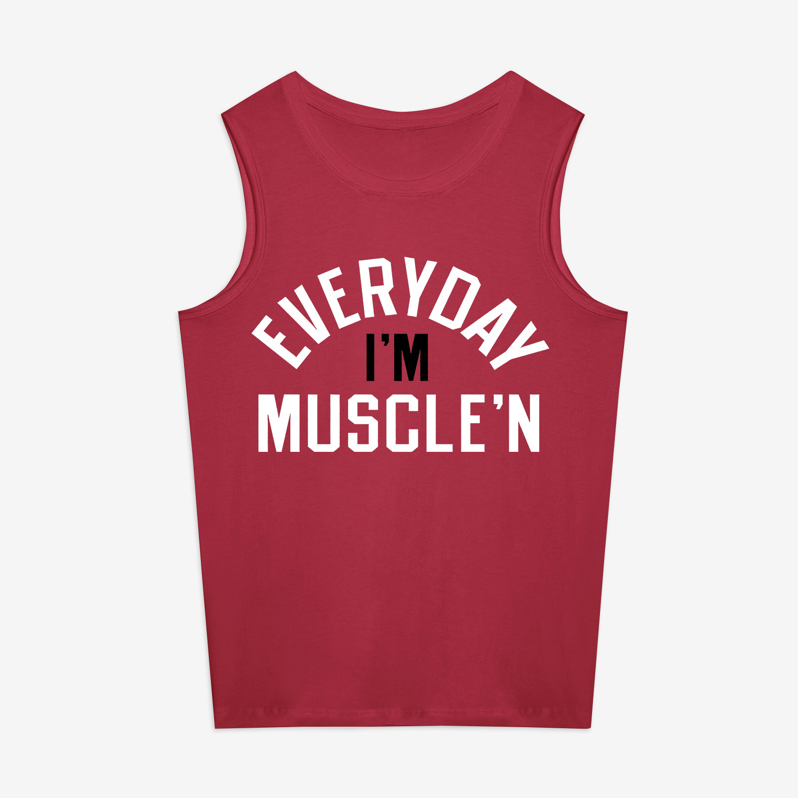 Every Day I'm Muscle'n Printed Women's Vest