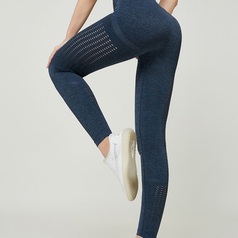 Womens Solid Color Yoga Gym Pants-traneing