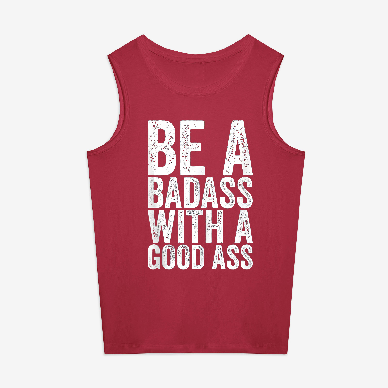 BE A BADASS WITH A GOOD ASS Printed Women's Vest