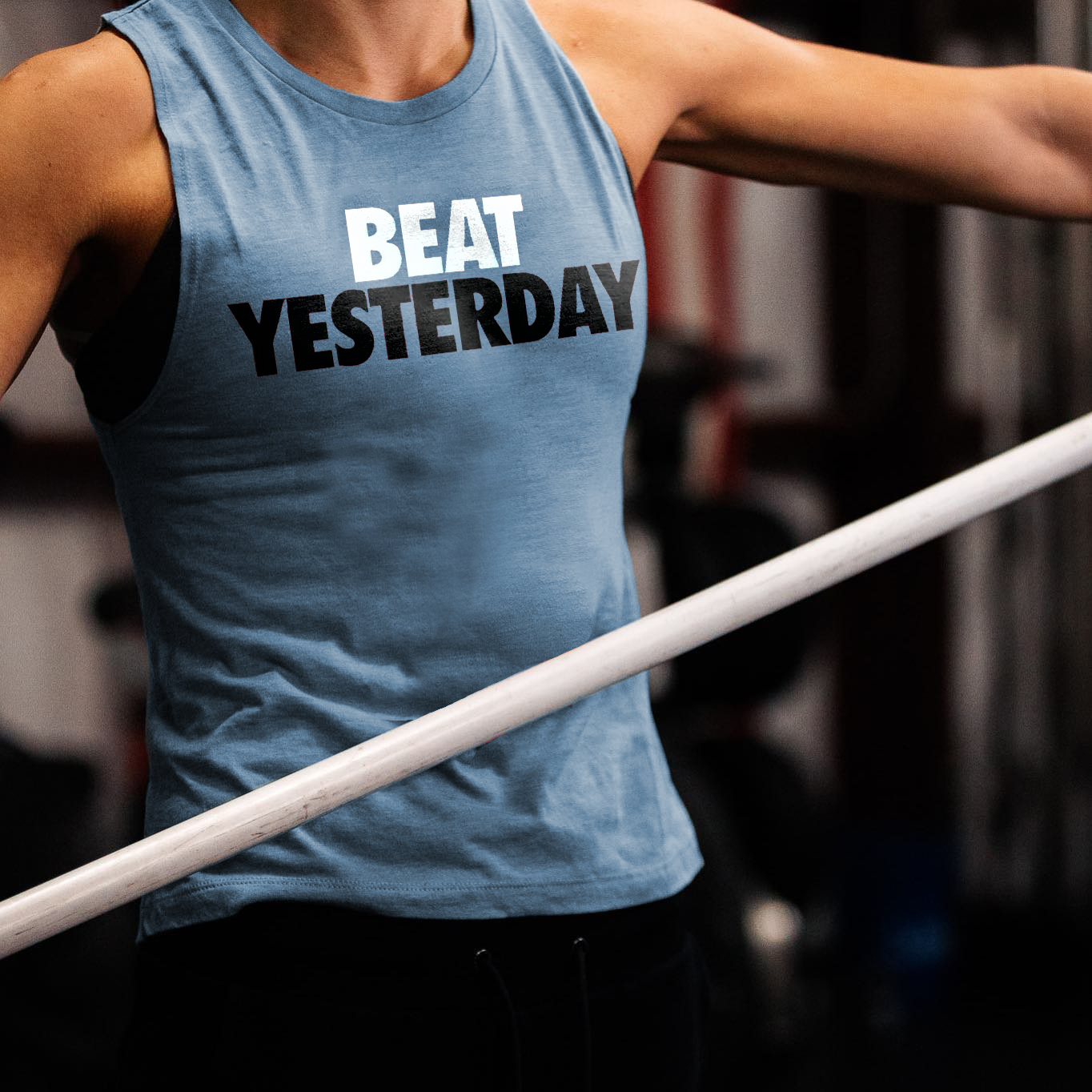 BEAT YESTERDAY Printed Women's Vest