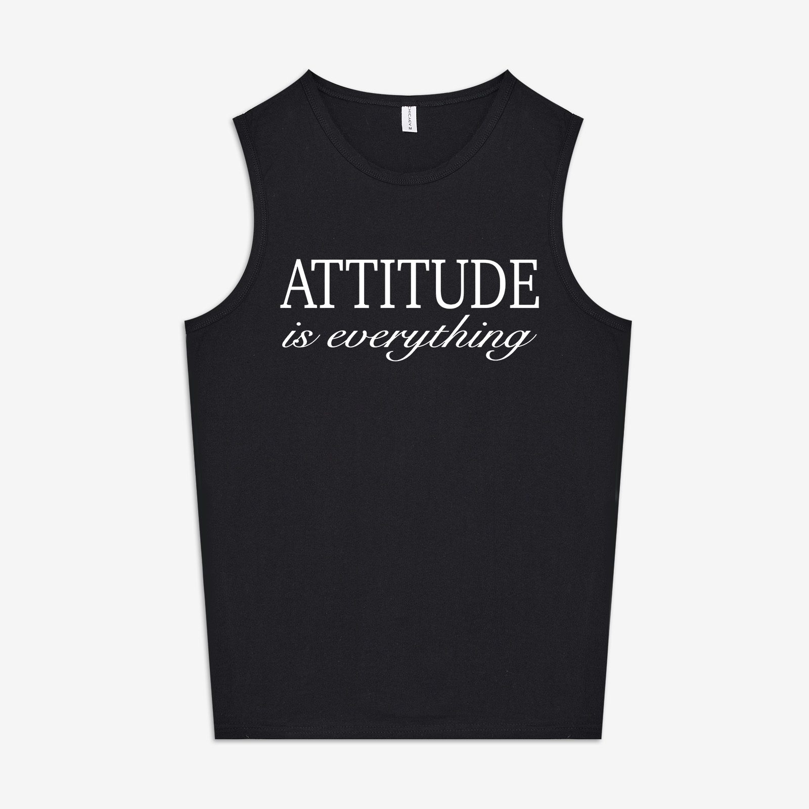 Attitude Is Everything Print Women's Vest