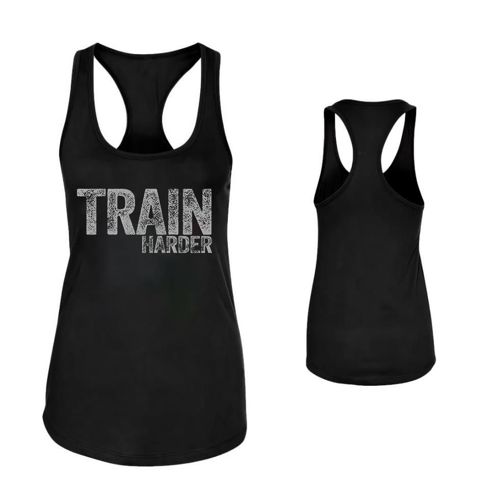 Train Harder Printed Women's Tank Top