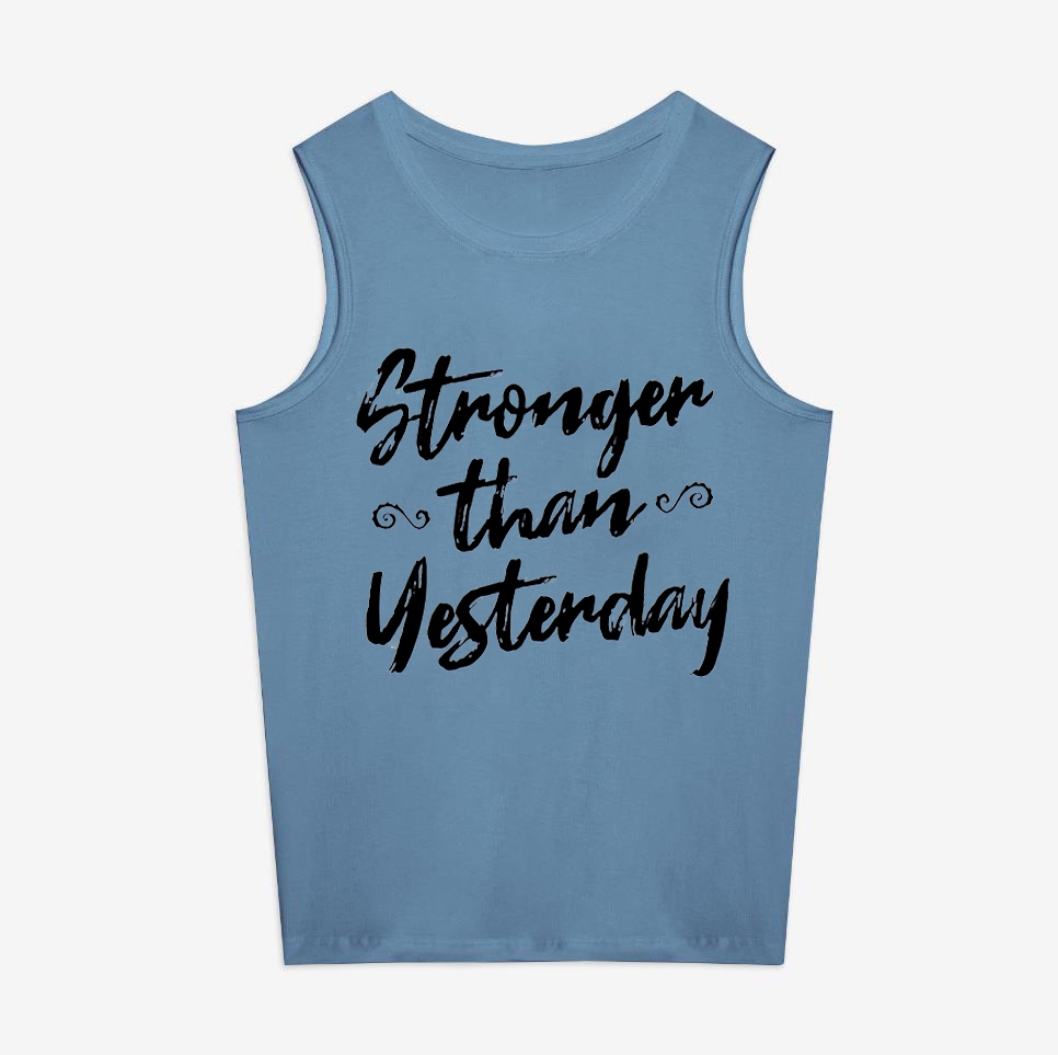 Stronger Than Yesterday Printed Women's Vest