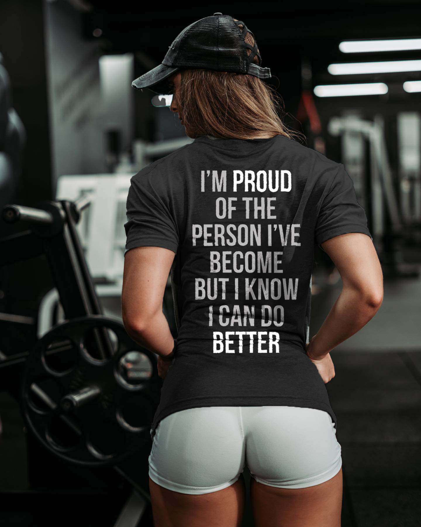 I'm Proud Of The Person I've Become But I Know I Can Do Better Printed Women's T-shirt