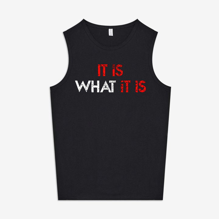 It Is What It Is Printed Women's Vest