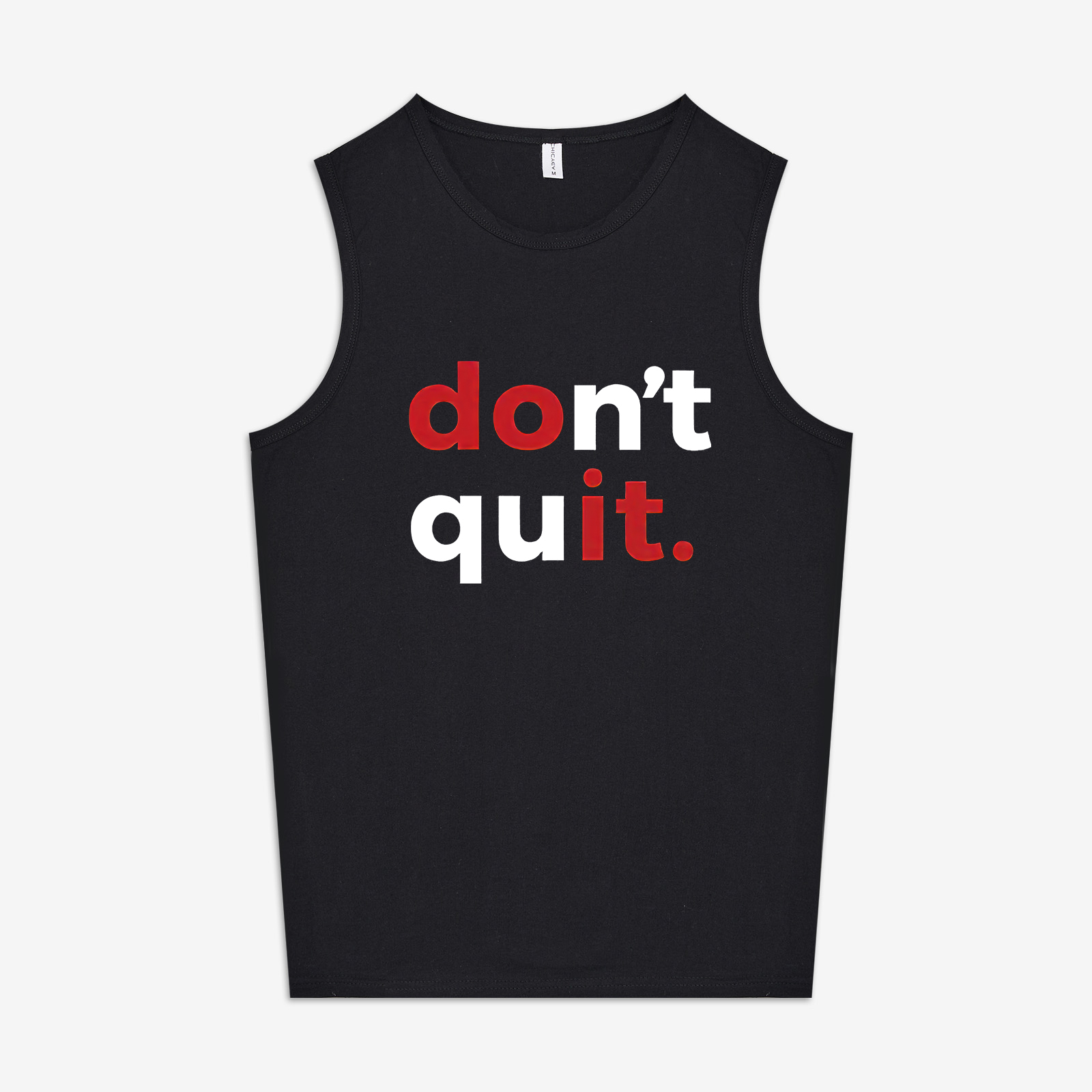 Don't Quit Printed Women's Vest
