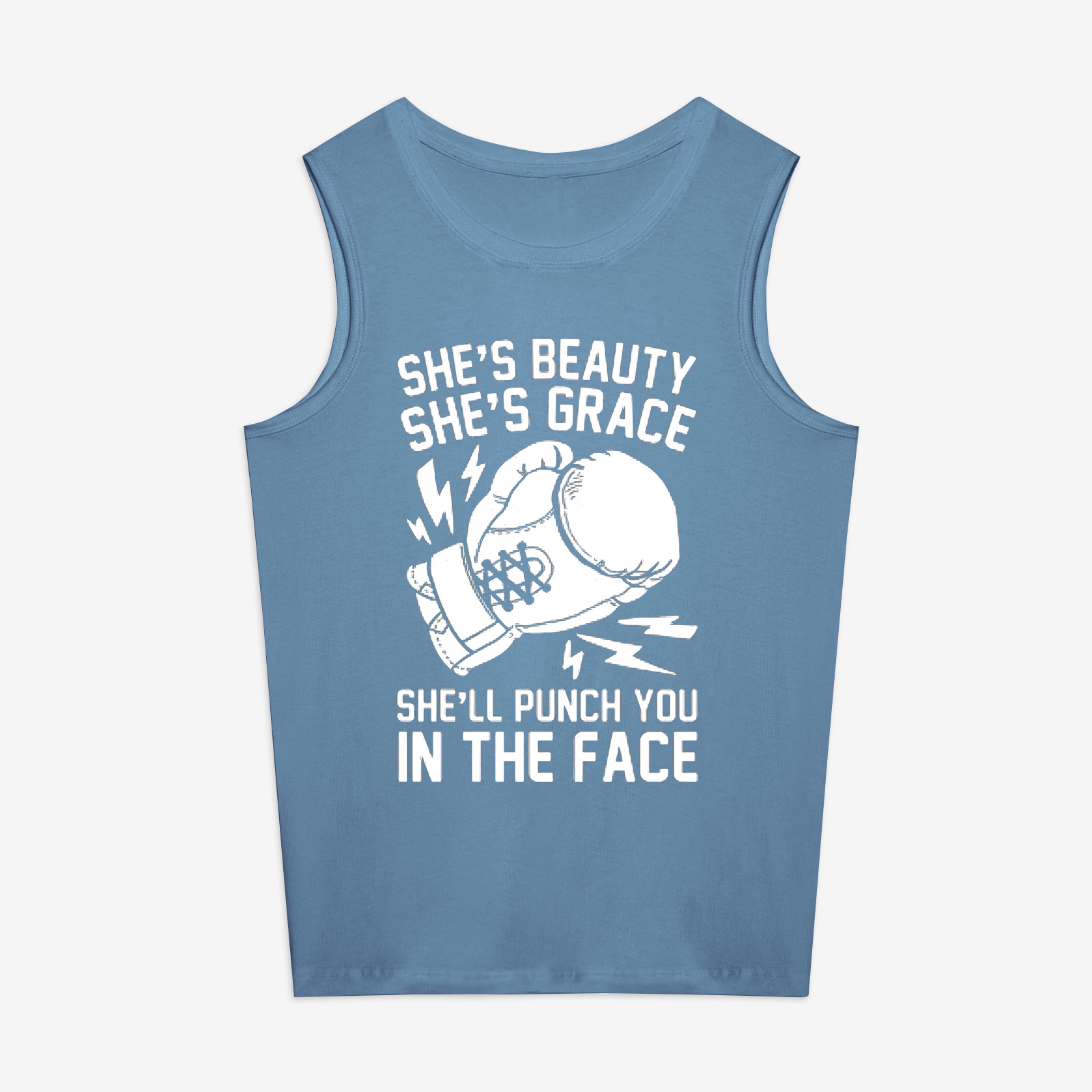She's Beauty She's Grace Printed Women's Vest