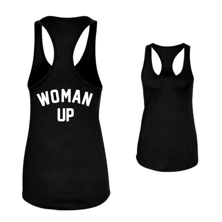 Woman Up Printed Women's Tank Top
