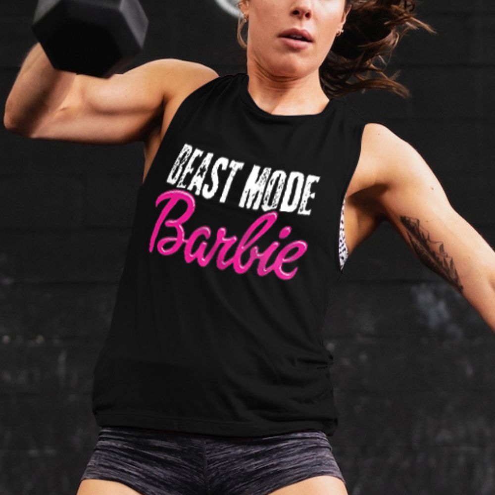 Beast Mode Barbie Print Women's Vest