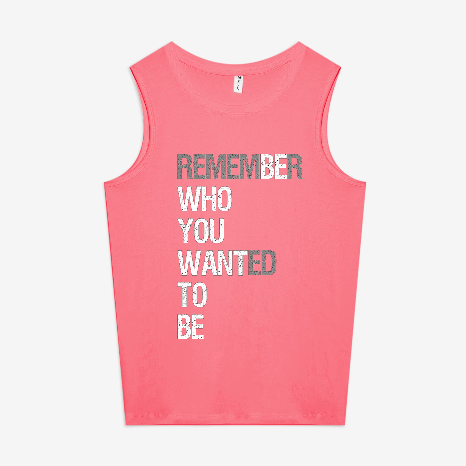 Remember Who You Wanted To Be Printed Women's Vest