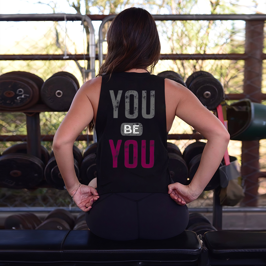 You Be You Printed Women's Vest