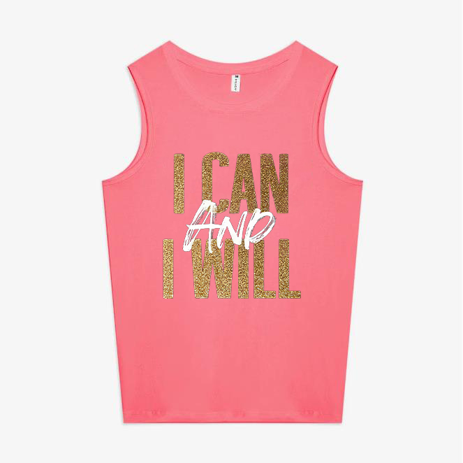 I Can And I Will Print Women's Vest