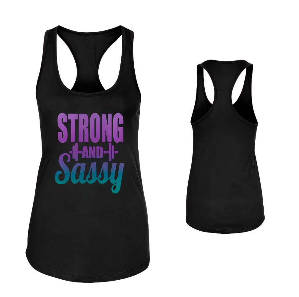 Strong And Sassy Print Women's Tank Top