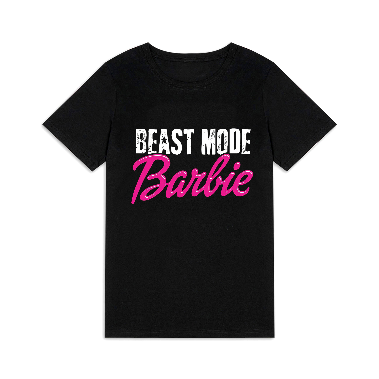 Beast Mode Barbie Printed Women's T-shirt