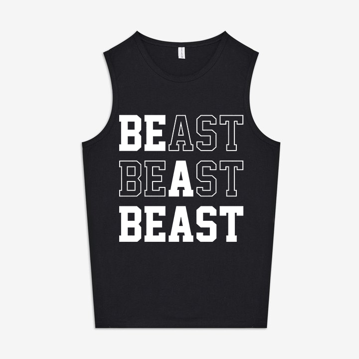 Be A Beast Printed Women's Vest