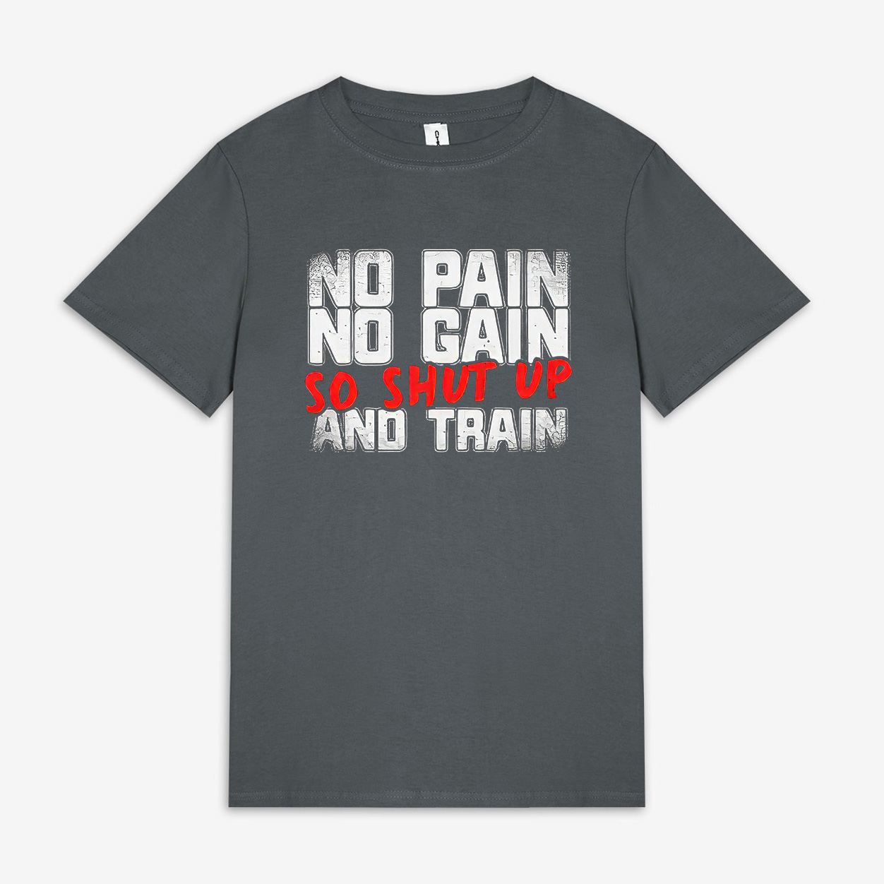 No Pain No Gain So Shut Up And Train Print Women's T-shirt