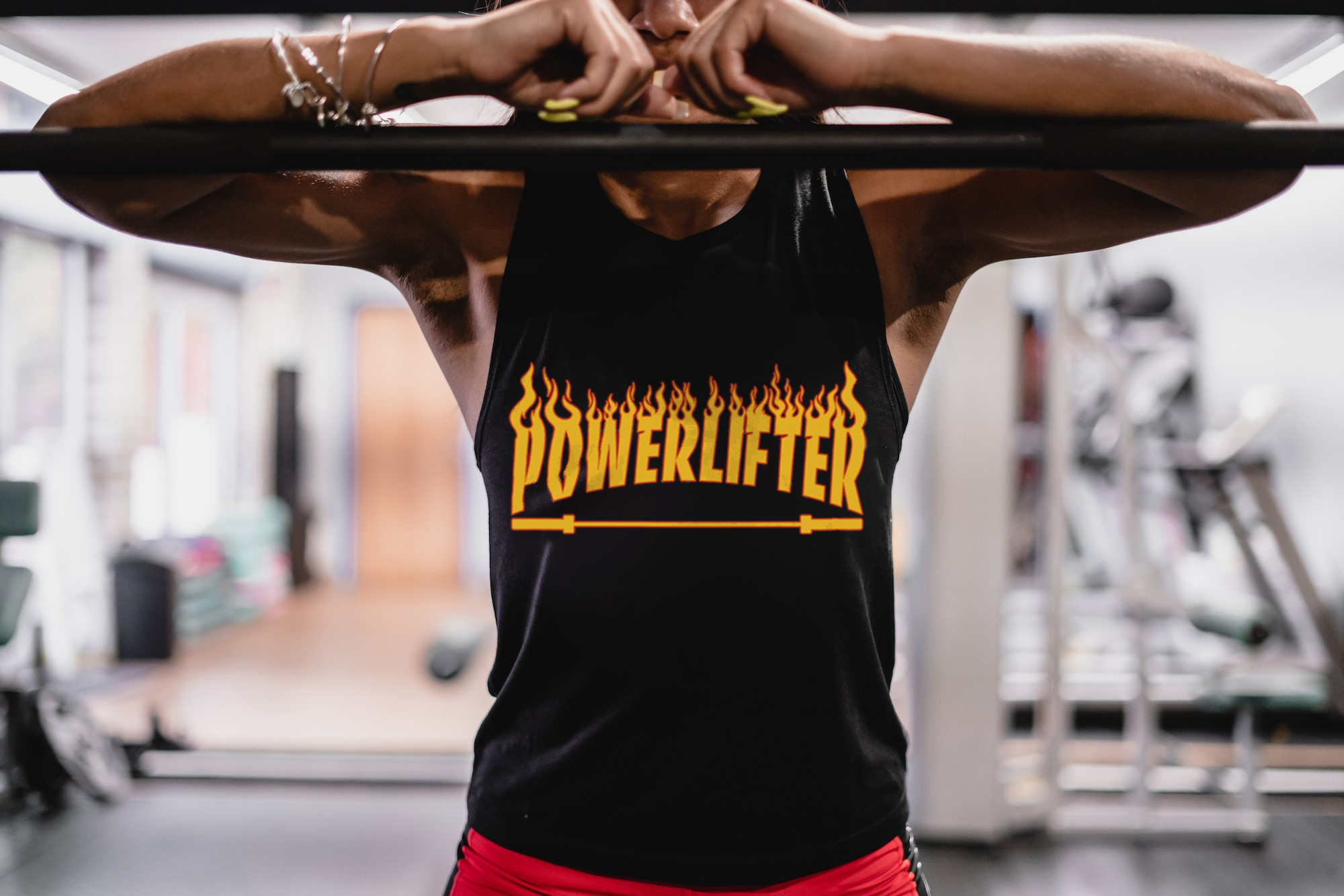 Powerlifter Printed Women's Fitness Vest