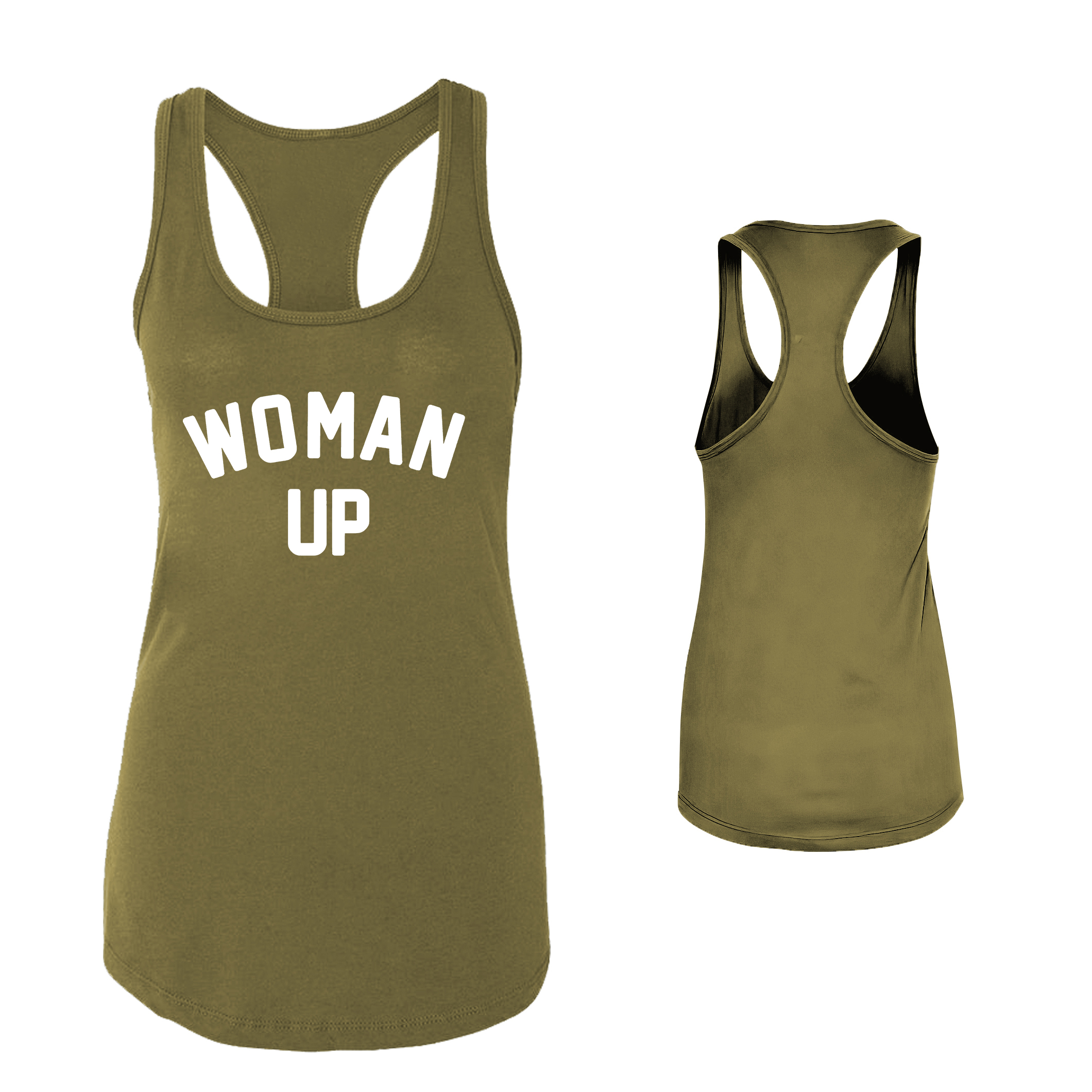 Woman Up Printed Women's Tank Top