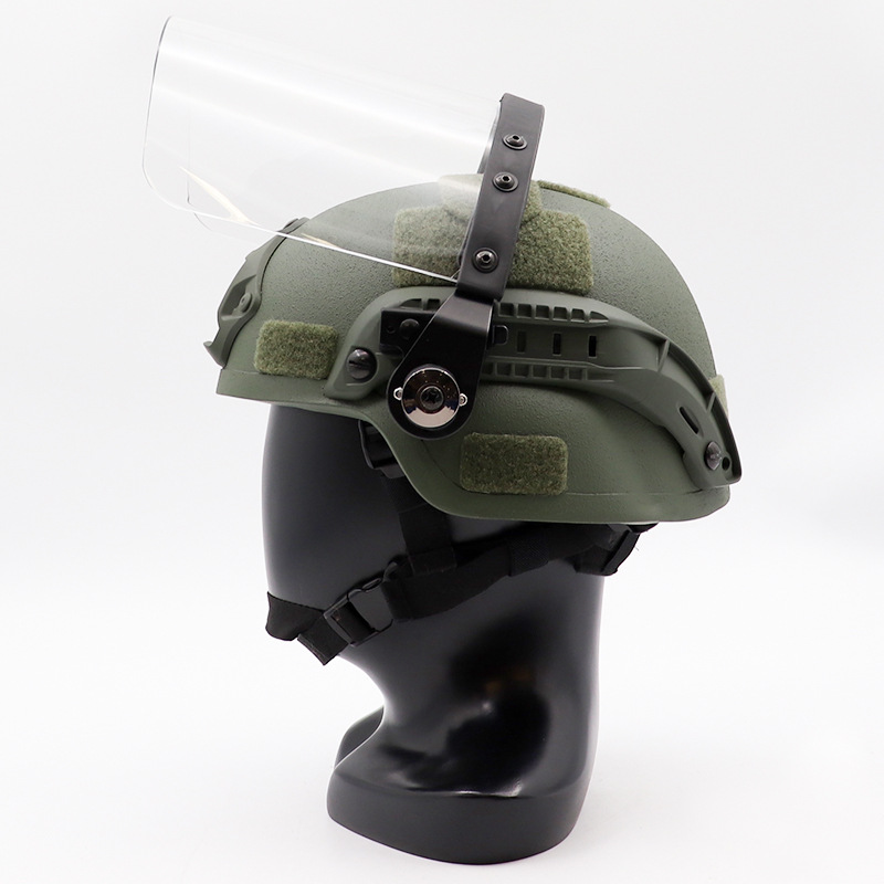 FAST/MICH Combat Helmet Mask /Tactical Helmet Transparent Mask/Ransparent Explosion-Proof Mask