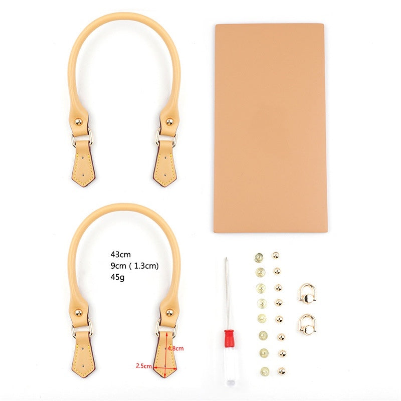  Clear PVC DIY Tote Bag Handbag Making Kit Handmade Gift Bags  Craft Accessories Tool Set Birthday Holiday-A