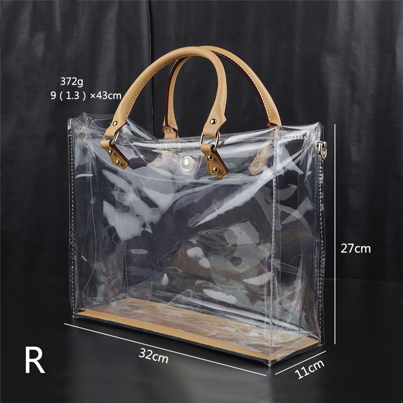 diy clear shopping bag kit for louis vuitton