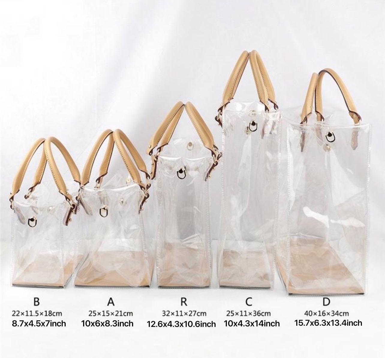 Clear PVC DIY Tote Bag Handbag … curated on LTK