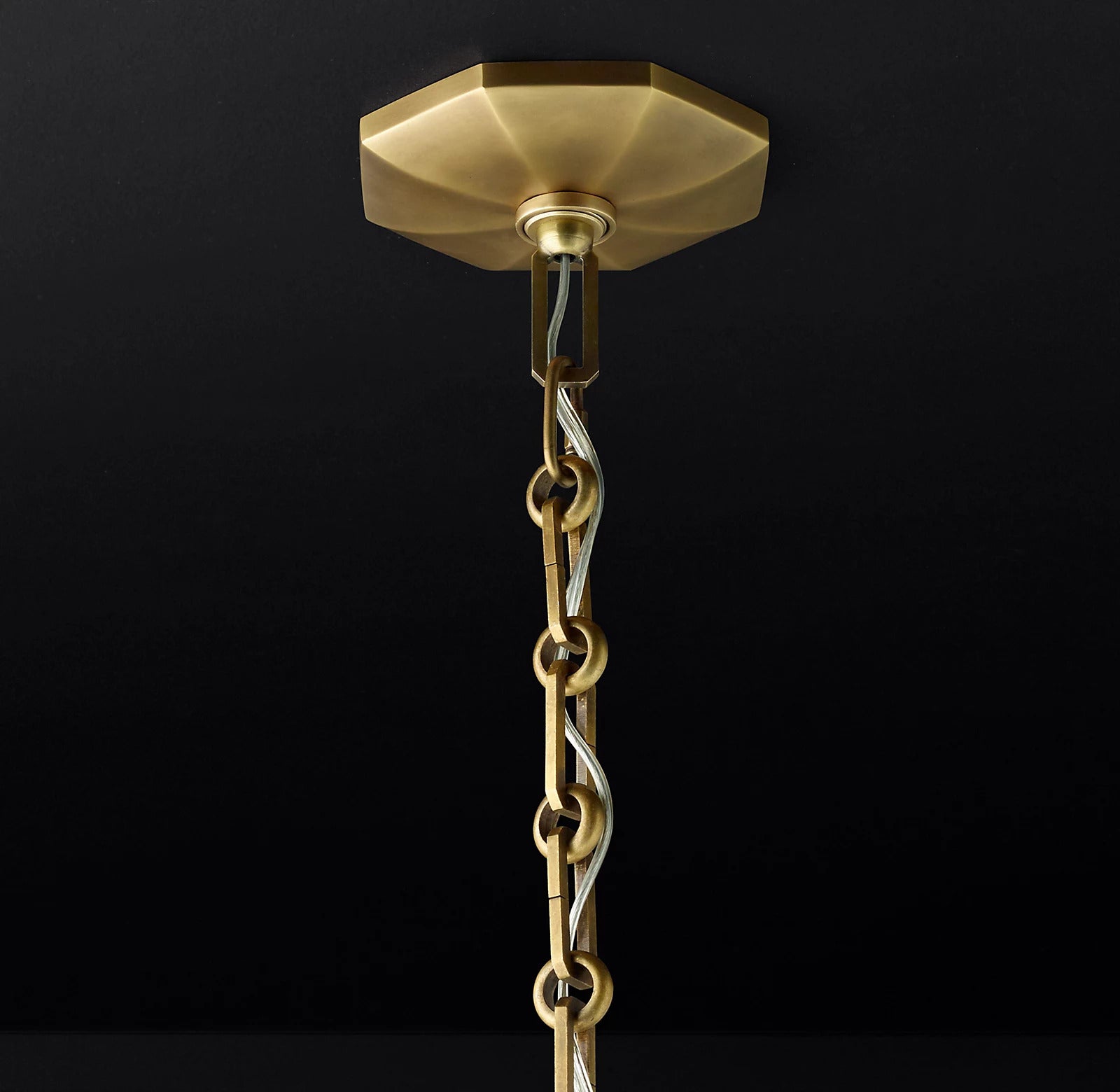 Bonnieo Faceted Crystal Round Chandelier 36"