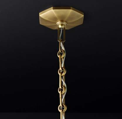 Bonnieo Faceted Crystal Round Chandelier 36"