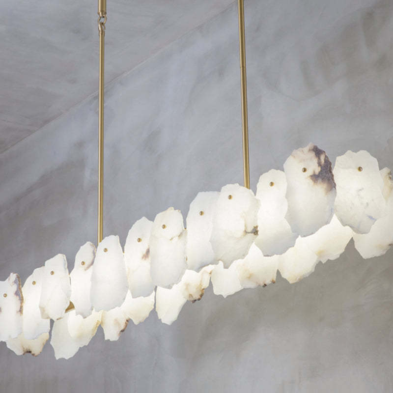 Marble Lorry Length Chandelier-Sylvia Space