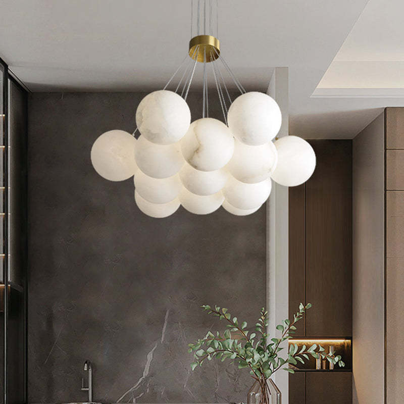 Marble Lorry Ball Chandelier