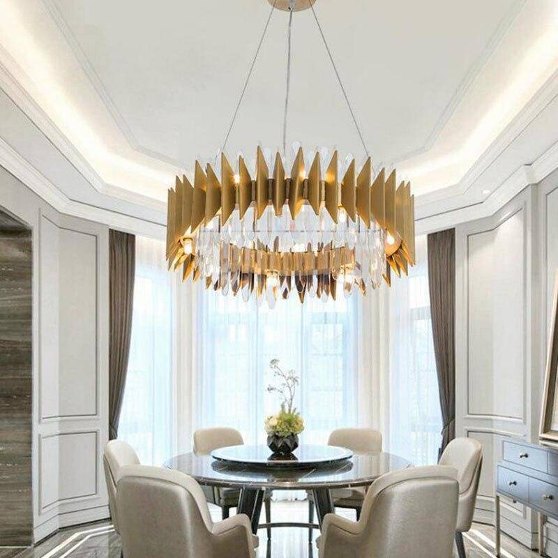 lyons Crystal RoundChandelier-Sylvia Space