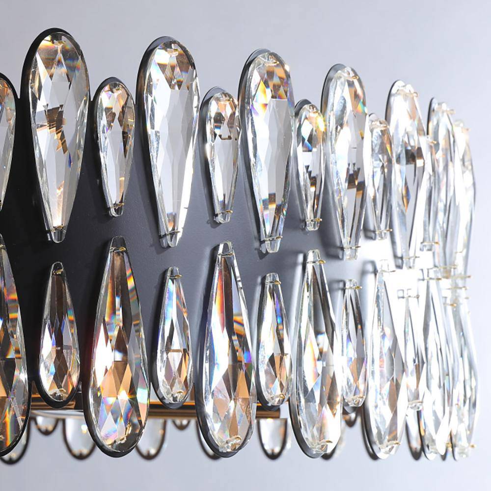 Napoy Crystal Round Chandelier