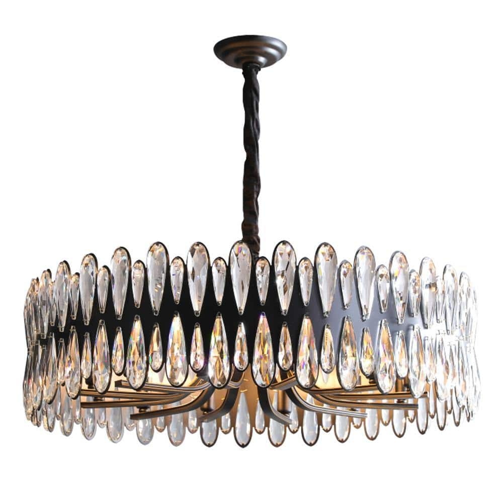 Napoy Crystal Round Chandelier