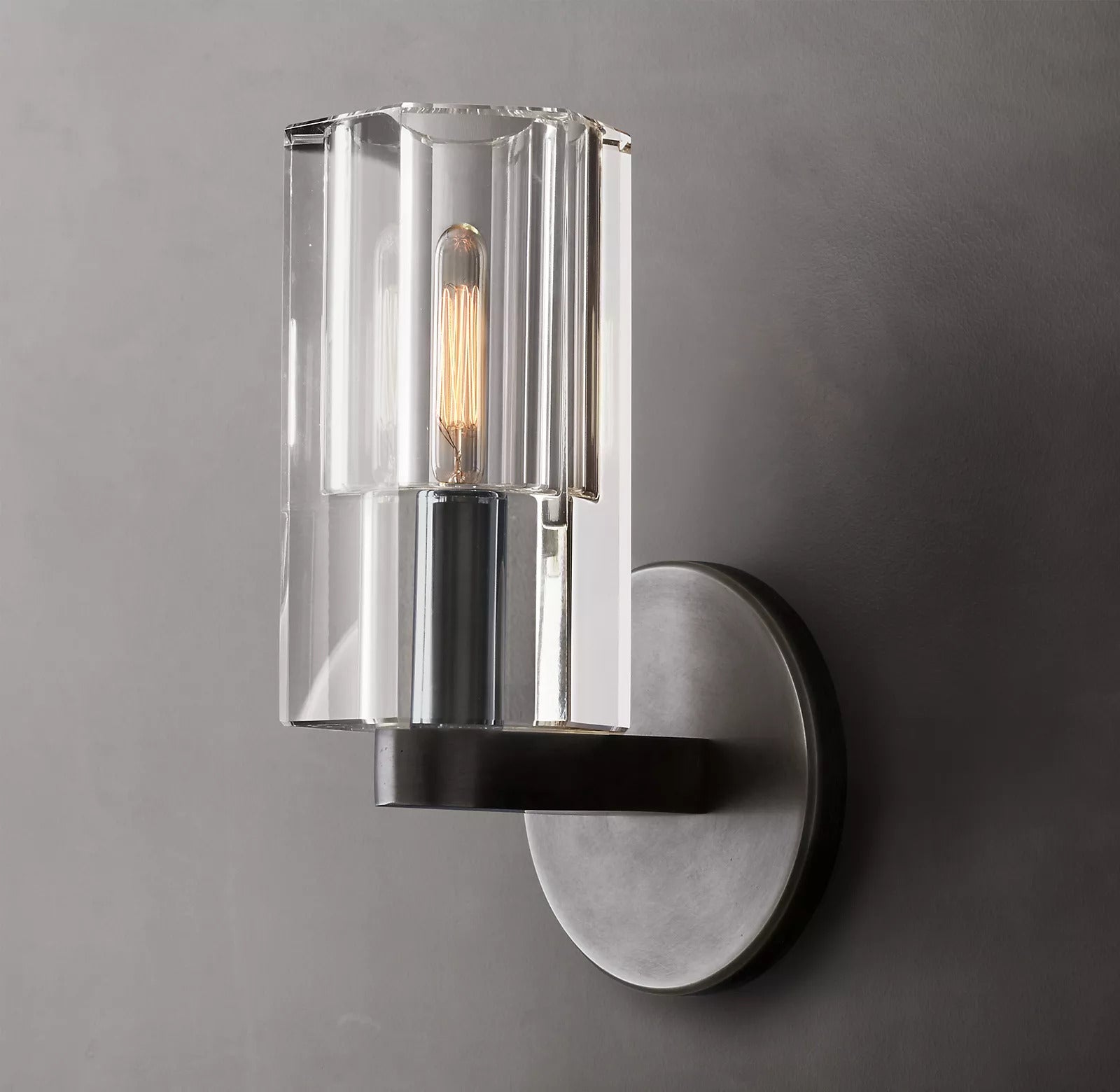 Arcardes Crystal Cup Wall Sconce-Sylvia Space