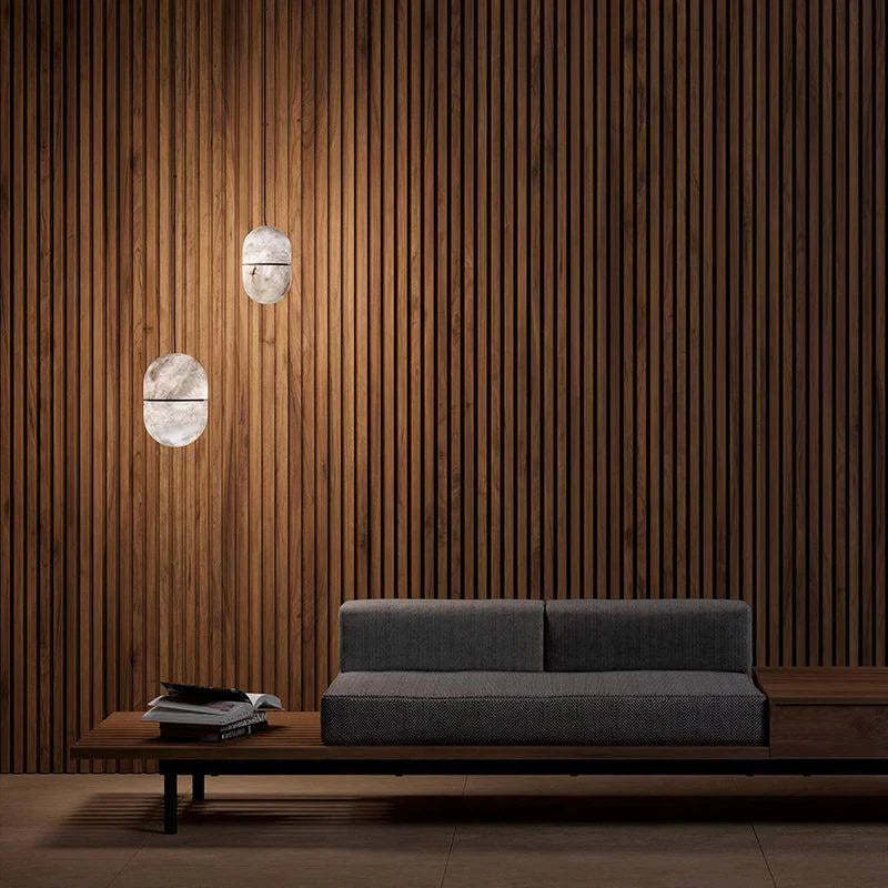 Alabaster Lorry Oval Pendant Light, Beautiful Modern Pendant Light