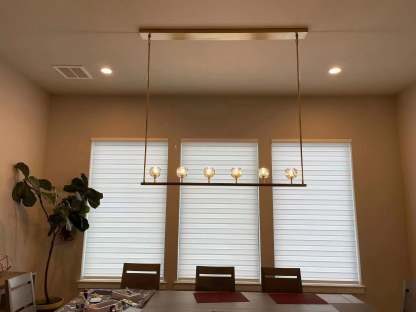 Bouble De Crystal Linear Chandelier 60"