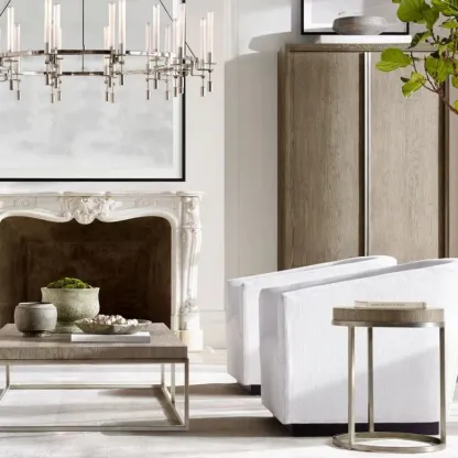 Fontanellee Round Chandelier 46"-Sylvia Space