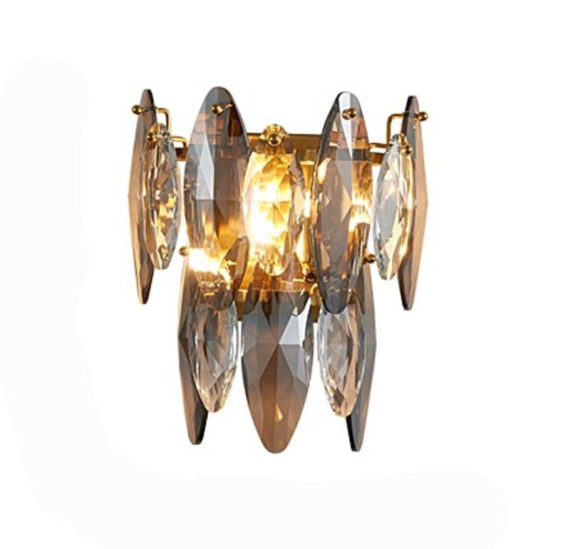 Lazoy Crystal Wall Sconce 12"H-Sylvia Space