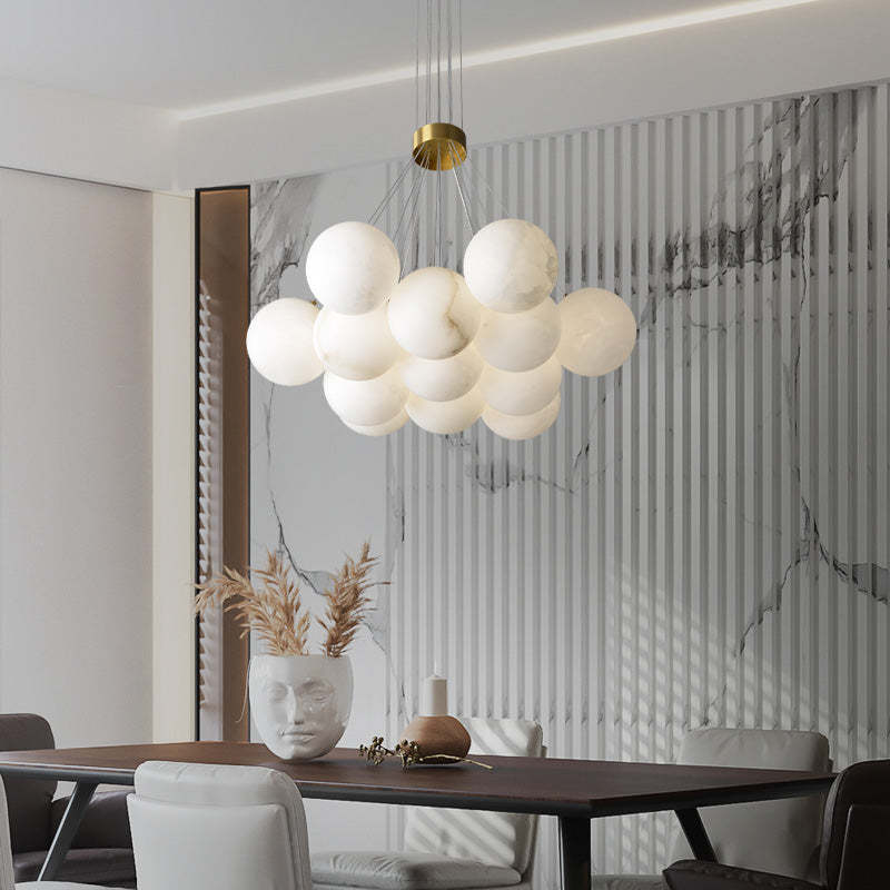 Marble Lorry Ball Chandelier