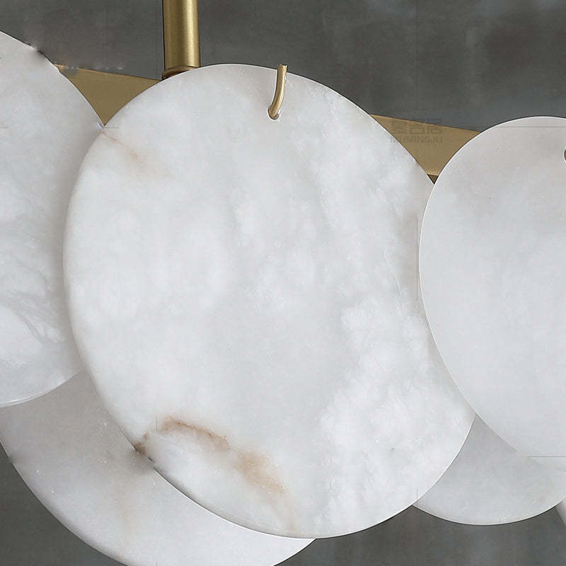Modernity Marble Linear Chandelier-Sylvia Space