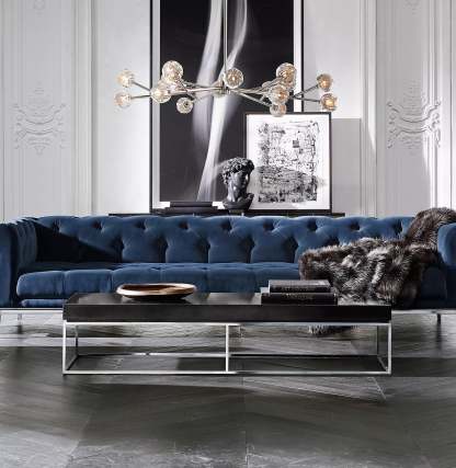 Bouble De Crystal Round Chandelier 60"