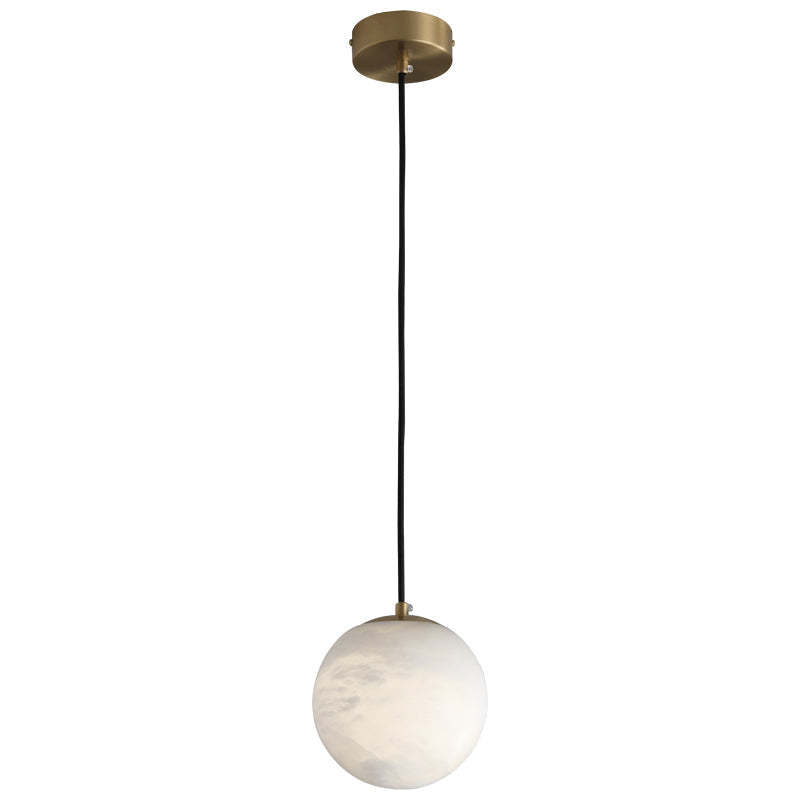 Marble Lorry Ball Pendant Light-Sylvia Space