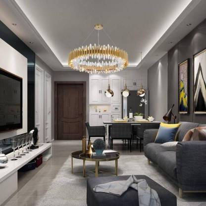 lyons Crystal RoundChandelier-Sylvia Space