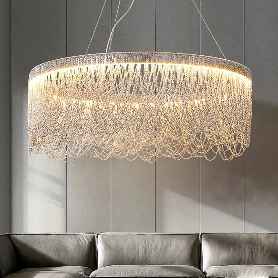 Codenazzo Modern Ring Tassel Chandelier