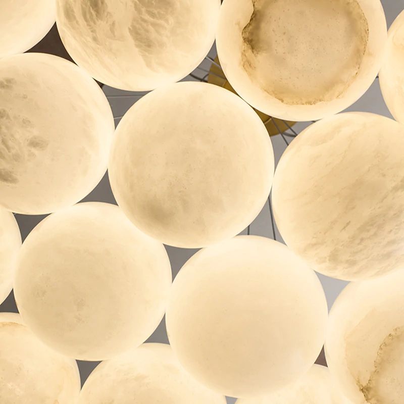 Alabaster Anne Ceiling Pendant 7/19 Lights