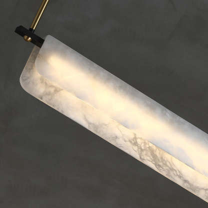 Alabaster Anne Linear Art Chandelier