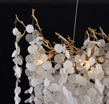 Creativory leaf Modern Branch Chandelier-Sylvia Space